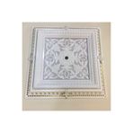 Saray Tavan Göbek Panel 72cm*72cm Beyazaltın Içerisine Led Döşenebilir Panel gri