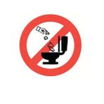 Saray Tuvalate Çöp Atmayınız Sticker