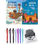 Sarayda Bir Yıl ve Benim Zürafam Uçabilir 2'li Set - Kalem