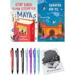 Sarayda Bir Yıl ve Kitap Kurdu Olmak İstemeyen Maya 2'li Set - Kalem