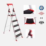 Saraylı 4+1 Profesyonel Alüminyum Merdiven