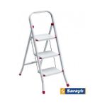 Saraylı Pratik Metal Merdiven Beyaz 3 Basamaklı - Belirtilmemiş
