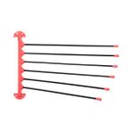 Sarbunu Yelpaze Kurutmalık Balkon Kurutmalığı 55 cm Pembe Siyah