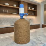 Sarda Design Sarda Hasır Ip Kaplamalı Doğal ve Şık Damacana Kılıfı - Örtüsü