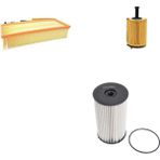 Sardes Filtre Seti Skoda Superb 2.0 Tdı Dizel 2010-2015 Bkd Bmp Cbbb Motor 3lü Hava + Yağ F. + Yakıt Filtre