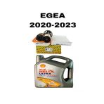 Sardes Genel Markalar Egea 1.3 Mjet Kw70 Filtre Seti Tırnaklı Yağ Filtresi 2020-2023+Shell 5W30 5Lt Ar-L