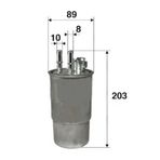 SARDES SF176 Mazot Filtresi Albea Doblo Fiorino Punto Evo Grande Punto 1.9 Jtd 1.3D Mtj