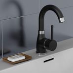 Sardıcı 5 Yıl Garantili Lavabo Musluğu Mat Siyah Lavabo Bataryası