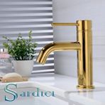 Sardıcı Alfa Serisi Gold Lavabo Bataryası Pirinç Dökümü