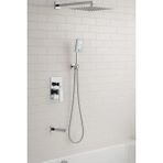 Sardıcı Ankastre Banyo Bataryası Seti Garantili Panel Duş Sistemi Banyo Bataryası Dahil - Krom