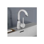 Sardıcı BTR 1030-1023 Beyaz Gövde Çizilmez Lavabo Bataryası