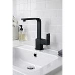 Sardıcı Montana Series Kare Siyah Lavabo Bataryası Beş Yıl Garantili Tam Takım