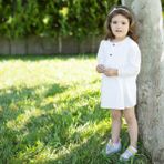 Sare Baby Müslin Yazlık Bebek Elbisesi - Ekru - 2 - 3 Yaş