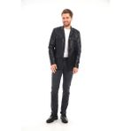 Sare Mod Saremod Blazer Erkek Deri Ceket - XL - 001 Siyah