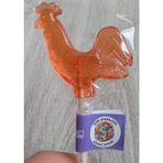 Sare Şekerleme Horoz Şekeri (60'lı) Kutu Kırmızı Renk Karışık Meyve Aromalı Ahşap Saplı (12 Gr) - 60 Adet