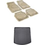 Sare Tuning Audi A6 C6 2004-2011 Bej Galaxy Havuzlu Paspas ve 3D Bagaj Havuzu