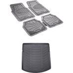 Sare Tuning Audi A6 C6 2004-2011 Gri Galaxy Havuzlu Paspas ve 3D Bagaj Havuzu - Siyah