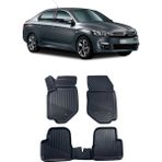 Sare Tuning Citroen C-Elysee 2012 Sonrası 3D Havuzlu Paspas - Siyah