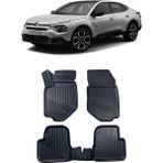 Sare Tuning Citroen C4X 2022 ve Sonrası Araca Özel 4d Havuzlu Paspas Seti - Siyah