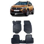 Sare Tuning Dacia Sandero 2021 ve Sonrası 3D Havuzlu Paspas - Siyah