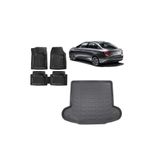 Sare Tuning Fiat Egea Sedan 2020 Model 3D Bagaj Havuzu ve 4D Luxury Havuzlu Paspas