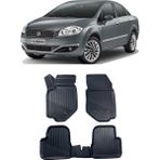 Sare Tuning Fiat Linea 2007 ve Sonrası Araca Özel Kauçuk 4d Havuzlu Paspas Takımı - Siyah