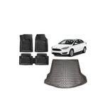 Sare Tuning Focus 3.5 Sedan 2015 Model Uyumlu Bagaj Havuzu ve 4D Luxury Havuzlu Paspas