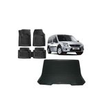 Sare Tuning Ford Connect 2005 Model Siyah Cepli 3D Bagaj Havuzu ve 4D Luxury Havuzlu Paspas