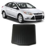 Sare Tuning Ford Focus 3 Sedan (Kalın Stepne) 3D Lüx Bagaj Havuzu - Siyah