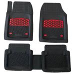Sare Tuning Hyundai Accent Admire 1999-2005 Araca Uyumlu Krom Kırmızı Derin Havuzlu Siyah Oto Paspas Takımı
