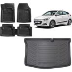 Sare Tuning Hyundai I20 2019 Model 3d Bagaj Havuzu ve 4D Luxury Havuzlu Paspas