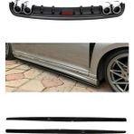 Sare Tuning Hyundai Tucson Siyah Difüzör Ve Düz Yan Marşpiyel Eki Piona Black