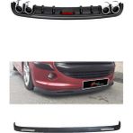 Sare Tuning Lada Niva Universal Siyah Difüzör Ve 2 Parça Hava Kanallı Lip Ön Tampon Eki Set