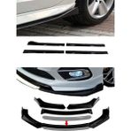 Sare Tuning Lada Vega Flaplı Yan Marşpiyel Eki + 4 Parça Beyaz Ön Ek Piano Black Set