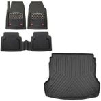 Sare Tuning Mercedes E Serisi W213 2016-2023 Plastik Setli 3D Bagaj Havuzu ve Krom Karbon Paspas