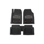 Sare Tuning Mitsubishi L100 Araca Uyumlu Krom Karbon Derin Havuzlu Siyah Oto Paspas Takımı
