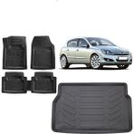 Sare Tuning Opel Astra H Hatchback 2011 Model Siyah 3D Bagaj Havuzu ve 4D Luxury Havuzlu Paspas