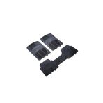 Sare Tuning Renault Megane 2 2002-2008 Araca Uyumlu Dekoratif Desenli Siyah Oto Paspas Takımı