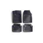 Sare Tuning Tofaş Serçe 124 1983-1994 Araca Uyumlu 4.5D Kutulu Siyah Oto Paspas Takımı