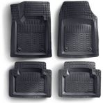 Sare Tuning Tofaş Serçe 124 1983-1994 Araca Uyumlu 4D Elegance Kutulu Siyah Oto Paspas Takımı