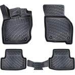 Sare Tuning Volkswagen Golf 8 2019 Sonrası (Otomatik Vites)3d Havuzlu Paspas - Siyah