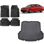 Sare Tuning Volkswagen Jetta 2014 Model (cepli) 3d Bagaj Havuzu ve 4D Luxury Havuzlu Paspas
