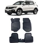 Sare Tuning Volkswagen T-Cross 2021 ve Sonrası Araca Özel Kauçuk 4d Havuzlu Paspas Takımı - Siyah