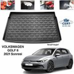Sare Tuning Vw Golf 8 Hb Üst Bagaj 3D Lüx Bagaj Havuzu - Siyah