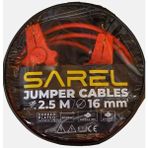 Sarel 2,5 m 16 mm Akü Takviye Kablosu Güçlü Kelepçe ile Dayanıklı Tasarım ve Kolay Saklama