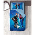Sarel Elsa Frozen Baskılı 3D Tek Kişilik Nevresim Takımı - Mavi - 160 x 120 cm
