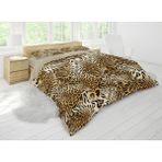 Sarel Leopar Baskılı 3D Çift Kişilik Nevresim Takımı - 200 x 220 cm