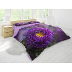 Sarel Mor Çiçek Desenli 3D Çift Kişilik Nevresim Takımı - 200 x 220 cm