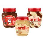 Sarelle 350 gr Kakaolu Fındık Kreması - Duo - Fındık Ezmesi 3 Lü Karma Paket