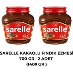 Sarelle Kakaolu Fındık Ezmesi 700 Gr(Cam) - 2 Adet - 1,4 kg
